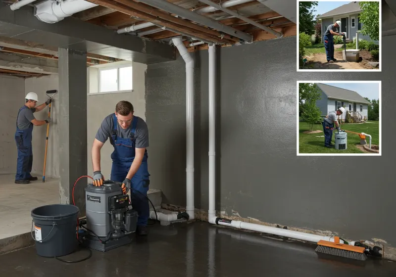 Basement Waterproofing and Flood Prevention process in Albany, IN